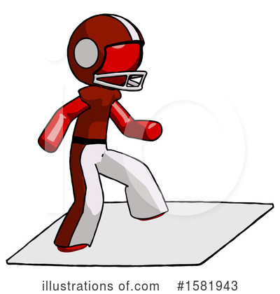 Royalty-Free (RF) Red Design Mascot Clipart Illustration by Leo Blanchette - Stock Sample #1581943