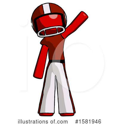 Royalty-Free (RF) Red Design Mascot Clipart Illustration by Leo Blanchette - Stock Sample #1581946