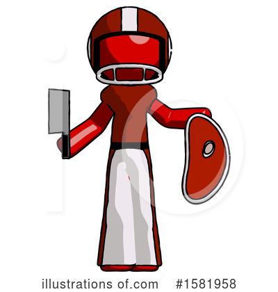 Royalty-Free (RF) Red Design Mascot Clipart Illustration by Leo Blanchette - Stock Sample #1581958