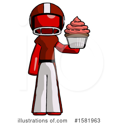 Royalty-Free (RF) Red Design Mascot Clipart Illustration by Leo Blanchette - Stock Sample #1581963