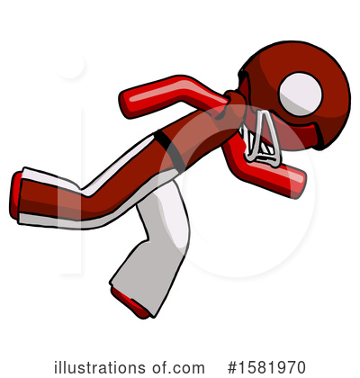 Royalty-Free (RF) Red Design Mascot Clipart Illustration by Leo Blanchette - Stock Sample #1581970