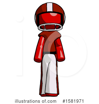 Royalty-Free (RF) Red Design Mascot Clipart Illustration by Leo Blanchette - Stock Sample #1581971