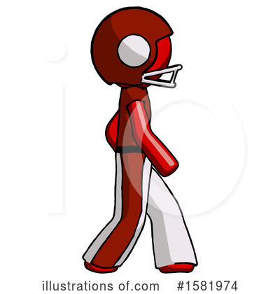 Royalty-Free (RF) Red Design Mascot Clipart Illustration by Leo Blanchette - Stock Sample #1581974