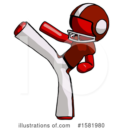Royalty-Free (RF) Red Design Mascot Clipart Illustration by Leo Blanchette - Stock Sample #1581980