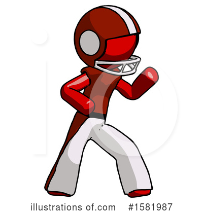 Royalty-Free (RF) Red Design Mascot Clipart Illustration by Leo Blanchette - Stock Sample #1581987