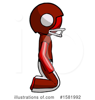 Royalty-Free (RF) Red Design Mascot Clipart Illustration by Leo Blanchette - Stock Sample #1581992