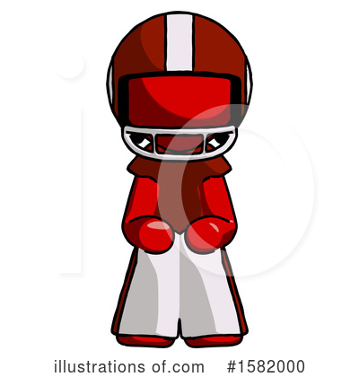 Royalty-Free (RF) Red Design Mascot Clipart Illustration by Leo Blanchette - Stock Sample #1582000
