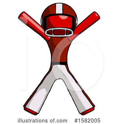 Royalty-Free (RF) Red Design Mascot Clipart Illustration by Leo Blanchette - Stock Sample #1582005