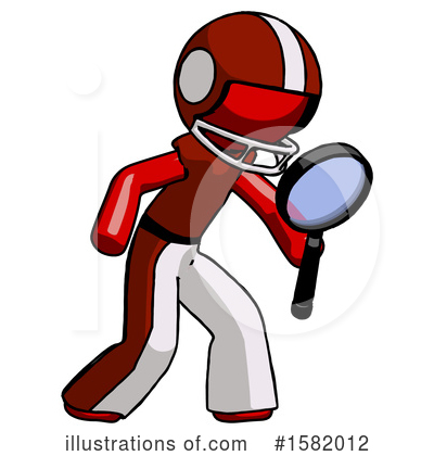 Royalty-Free (RF) Red Design Mascot Clipart Illustration by Leo Blanchette - Stock Sample #1582012