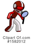 Red Design Mascot Clipart #1582012 by Leo Blanchette