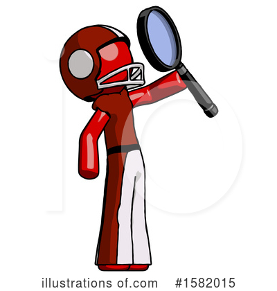 Royalty-Free (RF) Red Design Mascot Clipart Illustration by Leo Blanchette - Stock Sample #1582015