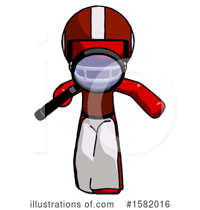 Royalty-Free (RF) Red Design Mascot Clipart Illustration by Leo Blanchette - Stock Sample #1582016
