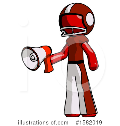 Royalty-Free (RF) Red Design Mascot Clipart Illustration by Leo Blanchette - Stock Sample #1582019
