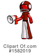 Red Design Mascot Clipart #1582019 by Leo Blanchette