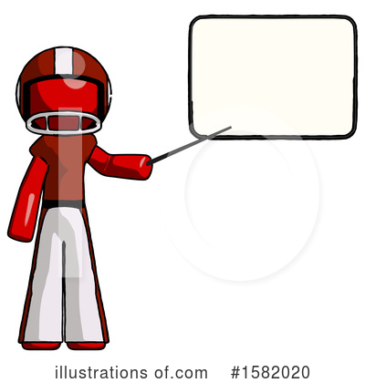 Royalty-Free (RF) Red Design Mascot Clipart Illustration by Leo Blanchette - Stock Sample #1582020