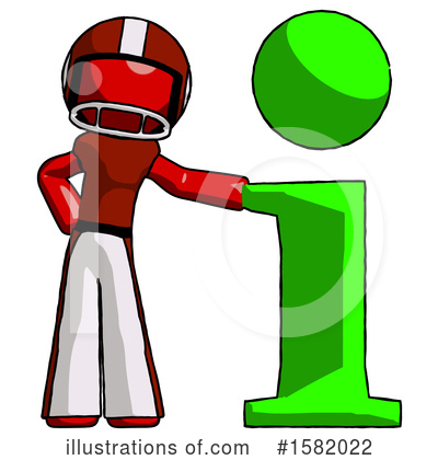 Royalty-Free (RF) Red Design Mascot Clipart Illustration by Leo Blanchette - Stock Sample #1582022