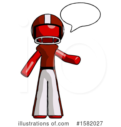 Royalty-Free (RF) Red Design Mascot Clipart Illustration by Leo Blanchette - Stock Sample #1582027