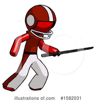 Royalty-Free (RF) Red Design Mascot Clipart Illustration by Leo Blanchette - Stock Sample #1582031