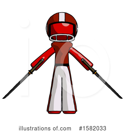 Royalty-Free (RF) Red Design Mascot Clipart Illustration by Leo Blanchette - Stock Sample #1582033
