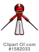 Red Design Mascot Clipart #1582033 by Leo Blanchette