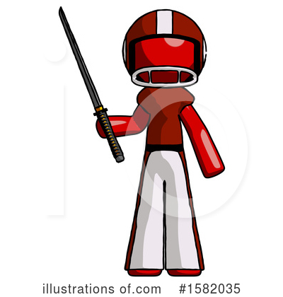 Royalty-Free (RF) Red Design Mascot Clipart Illustration by Leo Blanchette - Stock Sample #1582035
