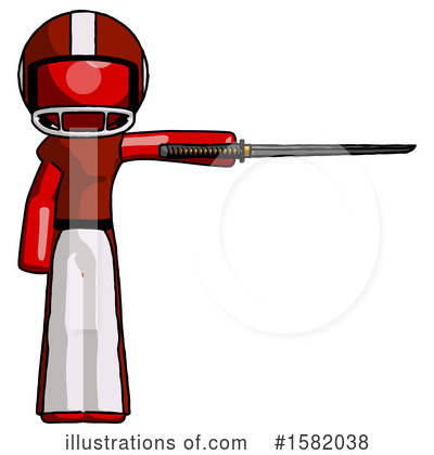 Royalty-Free (RF) Red Design Mascot Clipart Illustration by Leo Blanchette - Stock Sample #1582038