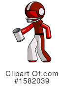 Red Design Mascot Clipart #1582039 by Leo Blanchette