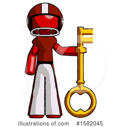 Royalty-Free (RF) Red Design Mascot Clipart Illustration by Leo Blanchette - Stock Sample #1582045
