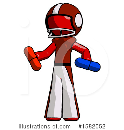 Royalty-Free (RF) Red Design Mascot Clipart Illustration by Leo Blanchette - Stock Sample #1582052