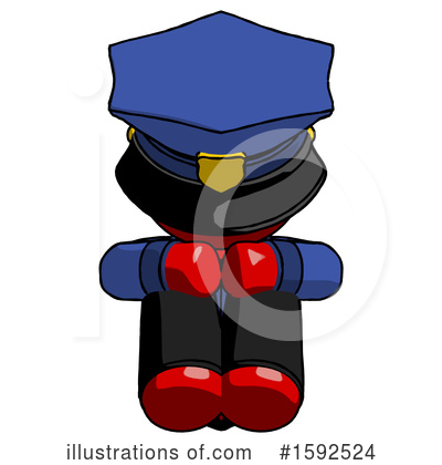 Royalty-Free (RF) Red Design Mascot Clipart Illustration by Leo Blanchette - Stock Sample #1592524