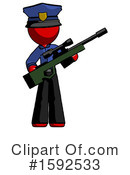 Red Design Mascot Clipart #1592533 by Leo Blanchette
