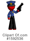 Red Design Mascot Clipart #1592536 by Leo Blanchette