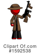 Red Design Mascot Clipart #1592538 by Leo Blanchette