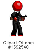 Red Design Mascot Clipart #1592540 by Leo Blanchette