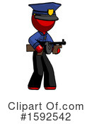 Red Design Mascot Clipart #1592542 by Leo Blanchette