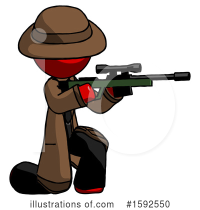 Royalty-Free (RF) Red Design Mascot Clipart Illustration by Leo Blanchette - Stock Sample #1592550