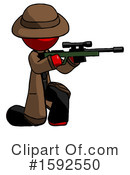 Red Design Mascot Clipart #1592550 by Leo Blanchette