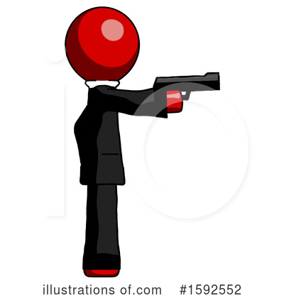 Royalty-Free (RF) Red Design Mascot Clipart Illustration by Leo Blanchette - Stock Sample #1592552