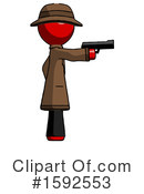 Red Design Mascot Clipart #1592553 by Leo Blanchette