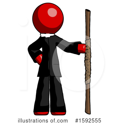 Royalty-Free (RF) Red Design Mascot Clipart Illustration by Leo Blanchette - Stock Sample #1592555