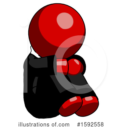 Royalty-Free (RF) Red Design Mascot Clipart Illustration by Leo Blanchette - Stock Sample #1592558