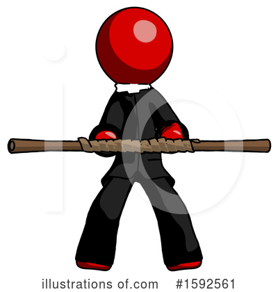 Royalty-Free (RF) Red Design Mascot Clipart Illustration by Leo Blanchette - Stock Sample #1592561