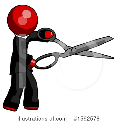 Royalty-Free (RF) Red Design Mascot Clipart Illustration by Leo Blanchette - Stock Sample #1592576