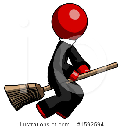Royalty-Free (RF) Red Design Mascot Clipart Illustration by Leo Blanchette - Stock Sample #1592594