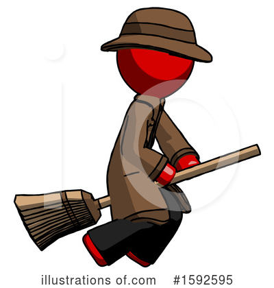 Royalty-Free (RF) Red Design Mascot Clipart Illustration by Leo Blanchette - Stock Sample #1592595