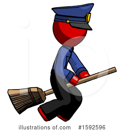 Royalty-Free (RF) Red Design Mascot Clipart Illustration by Leo Blanchette - Stock Sample #1592596