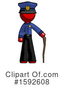 Red Design Mascot Clipart #1592608 by Leo Blanchette