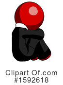 Red Design Mascot Clipart #1592618 by Leo Blanchette