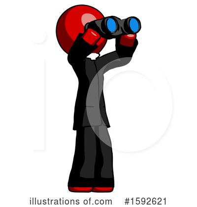 Royalty-Free (RF) Red Design Mascot Clipart Illustration by Leo Blanchette - Stock Sample #1592621