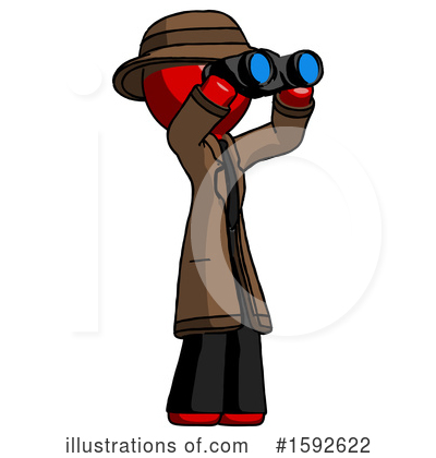 Royalty-Free (RF) Red Design Mascot Clipart Illustration by Leo Blanchette - Stock Sample #1592622